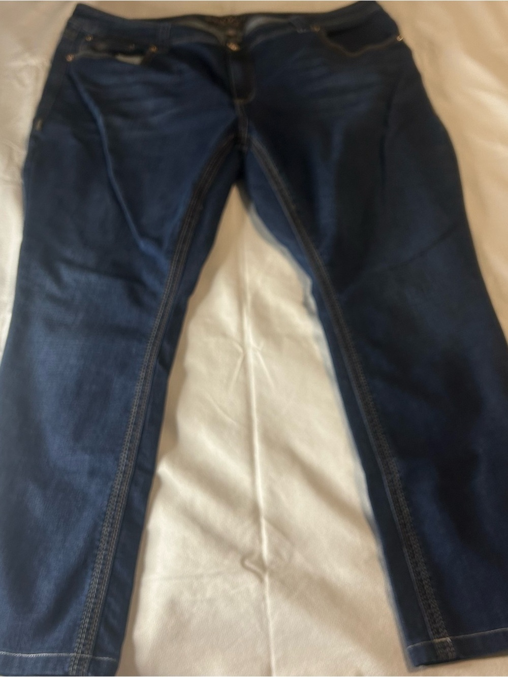 Melissa McCarthy Classic 26W Dark Wash Bootcut Jeans 28” Inseam
